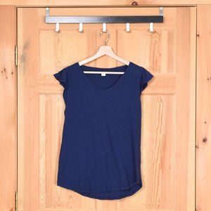 Old Navy Flutter Sleeve Tee - Navy - Medium